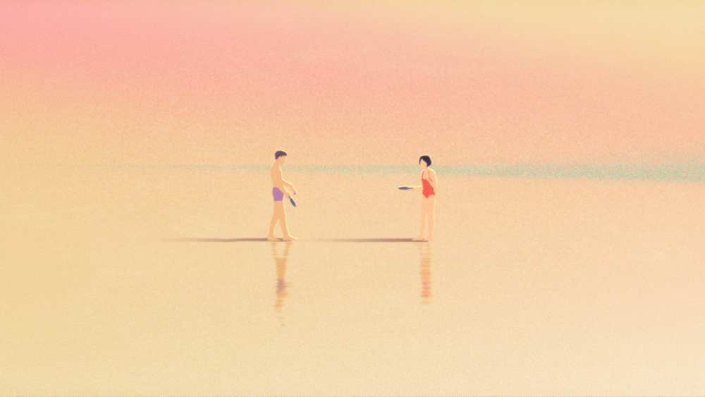 summer story parallel studio animation illustration beach motion design game raquette